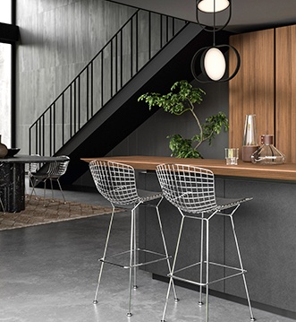 Cocina Snaidero Elementi & Link en un loft refinado
