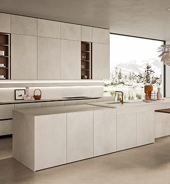 Cocina secundaria Snaidero Elementi White con e_Wall