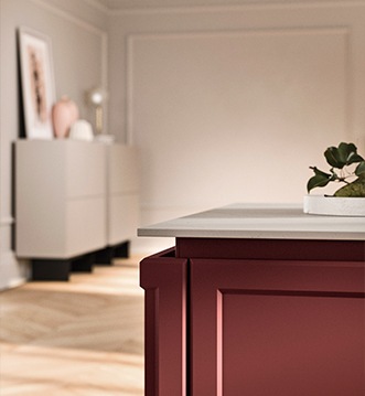 Distribución simétrica de la cocina Snaidero Frame en Marbella