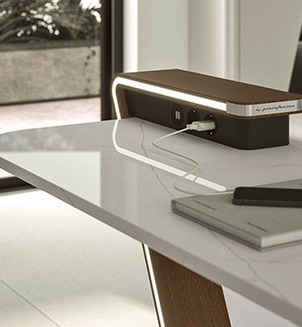 Cocina italiana contemporánea Snaidero Vision White en Marbella